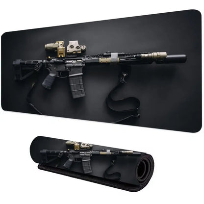 Black FireArm Mousepad